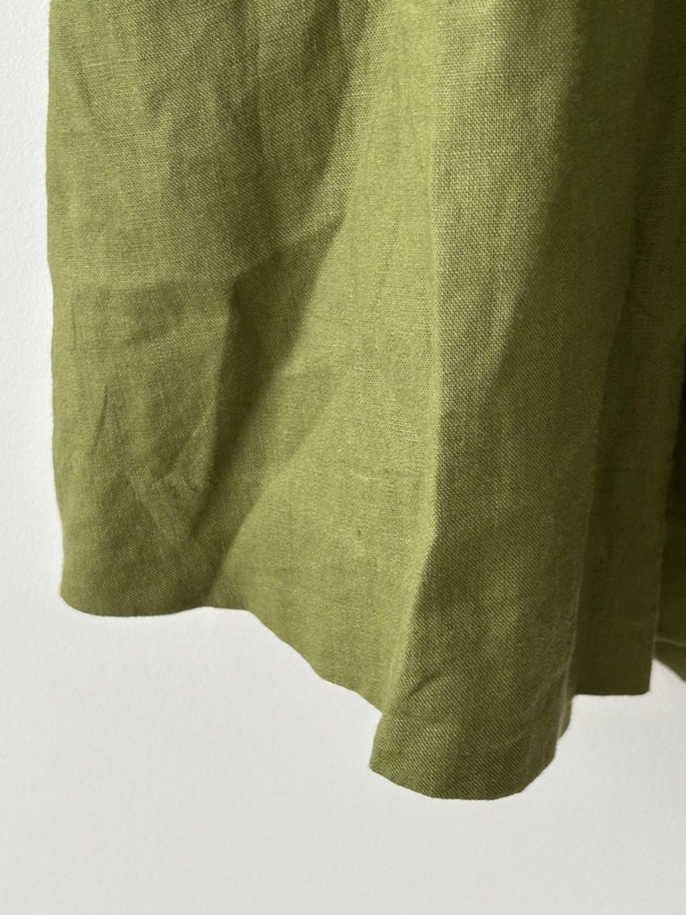 Boden 100% Linen Olive Green Maxi Skirt - Picture 7 of 16